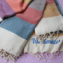 Personalised Soft Cotton Throw, Gift For Her, thumbnail 5 of 11