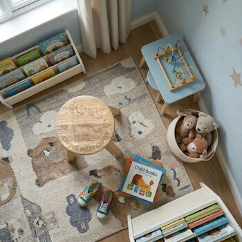 Personalised Wooden Dinosaur Toddler Step Stool, 2 of 7