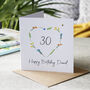 30th Birthday Personalised Photo Magnet Card, thumbnail 4 of 8