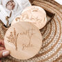 Hello World, Baby Announcement Wooden Plaques, thumbnail 4 of 8