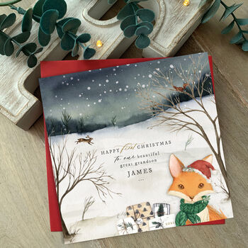 1st Christmas|Happy Christmas Card |Mummy/Daddy Nf, 6 of 12