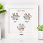 Personalised Children's Birthdays And Family Milestone 3D Jigsaw Map Print Gift For Parents, thumbnail 8 of 12