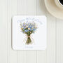 Personalised 70th Birthday Flowers Card, thumbnail 2 of 2