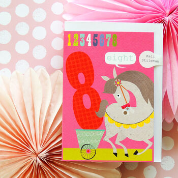 Horse 8th Birthday Card, 4 of 5