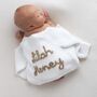 Personalised Girl White Name Cardigan,Baby Gift, thumbnail 1 of 6