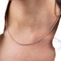 Mixed Metal Rope Chain Necklace, thumbnail 1 of 6