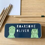 Personalised Roarsome Dinosaur, Tinned Pencil Case, thumbnail 2 of 2