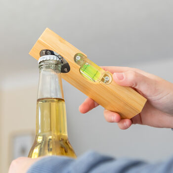 Personalised Spirit Level Bottle Opener Life Comes With, 5 of 7