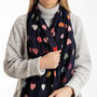 Love Hearts Winter Scarf, thumbnail 2 of 11