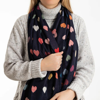 Love Hearts Winter Scarf, 2 of 11