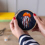 Mini Jellyfish Embroidery Kit, thumbnail 3 of 5