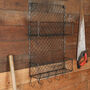 Black Wire Wall Mounted Garden Storage Rack, thumbnail 2 of 6
