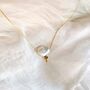 Baroque Pearl Lightning Cloud 16k Gold Plated Necklace, thumbnail 2 of 4