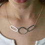 Personalised Sterling Silver Link Necklace, thumbnail 4 of 6
