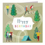 Hiking Happy Birthday Card, thumbnail 2 of 5