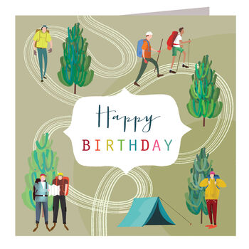 Hiking Happy Birthday Card, 2 of 5