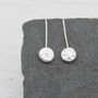 Sterling Silver Nugget Earrings, thumbnail 5 of 5