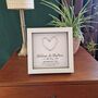 Personalised 6th Anniversary Gift Framed Iron Heart, thumbnail 3 of 7