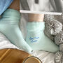 Personalised Embroidered Bed Socks, thumbnail 1 of 8