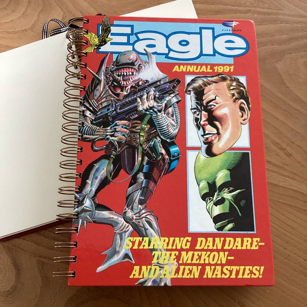 'Eagle 1991' Upcycled Notebook, 1 of 6