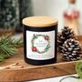 First Christmas In New Home Personalised Candle Gift Wreath Design, thumbnail 4 of 8