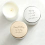 Glow Through Personalised Message Candle, thumbnail 3 of 5