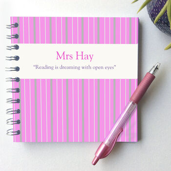 Personalised Teacher Notebook, 3 of 9
