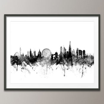London Skyline Cityscape England Art Print, 3 of 6