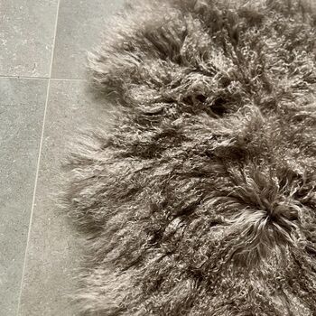 Curly Tibetan Sheepskin Rug Portobello, 3 of 3