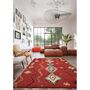 Bothwell Geometric Shag Area Rug, thumbnail 1 of 9