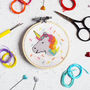 Unicorn Mini Cross Stitch Craft Kit, thumbnail 2 of 4