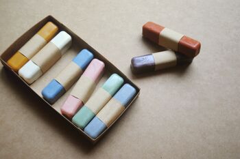 Non Toxic Oil Pastels For Kids In Soft Pastel Colours, 3 of 5
