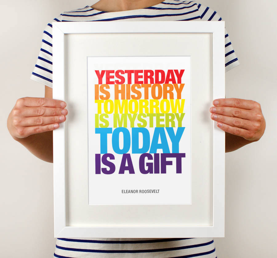 Yesterday Is History Print, 1 of 3