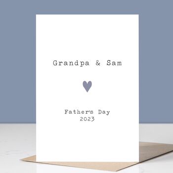 Love To Grandad Father's Day Card, 5 of 5