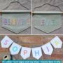 Personalised Name Bunting Nursery Banner Room Sign, thumbnail 10 of 10