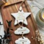 Personalised New Baby Hanging Clay Keepsake, thumbnail 7 of 10