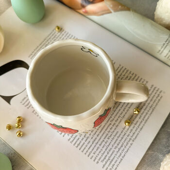 Strawberry Ceramic Coffee Mug, 3 of 4