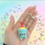 Articulated Bucket And Spade Clicker Fidget Keychain, thumbnail 3 of 5