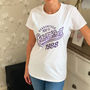 Personalised Established Birthday Year Lady Fit T Shirt, thumbnail 2 of 5