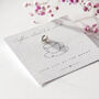 Coffee Bean Pin On Bespoke Coffee Themed Gift Card, thumbnail 11 of 12