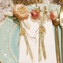 Personalised Set Of Dried Flower Place Settings, thumbnail 3 of 11