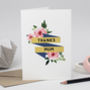Personalised Floral Thank You Card, thumbnail 4 of 4
