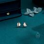Sterling Silver Tiny Robin Bird Stud Earrings, thumbnail 5 of 12