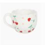 Scalloped Cherry Heart Mug | Mother's Day Gift, thumbnail 2 of 5