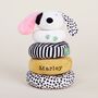 Personalised Puppy Plush Stacker Toy, thumbnail 1 of 4