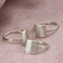 Personalised Square Affirmation Ring, thumbnail 5 of 8