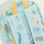 Personalised Blue Safari Mini Backpack With Compartment, thumbnail 6 of 7