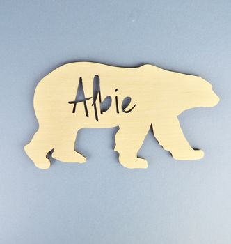 Personalied Polar Bear Name Sign, 3 of 8