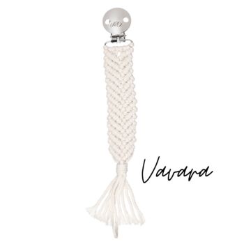 Macrame Natural Cotton Dummy Clip, 2 of 9