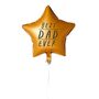 Gold Star 'Best Dad Ever' 18' Foil Balloon, thumbnail 2 of 2